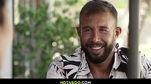 dammit on family vacation stepmom's cheating interracial blowjob turned into cumshot on my young asian ass...