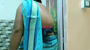 Wife catches me banging bhabhi on bed in indian cheating threesome.