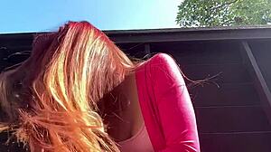 Italian Milf Artemisia's Long Hair Outdoor Fetish Heat!