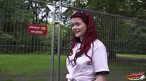 german scout mia may public anal fucked at football viewing 😏🍆