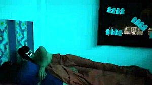 Dad leaves horny big-ass latina stepmom alone with stepson on halloween night temptation builds