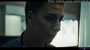whoa nurse gal ritchie's alien cock impregnates leana lovings... parasited femdom face sitting squirtfest!