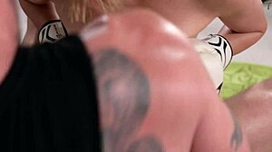 Venera Maxima Turns Boxing Into DP Workout FUCKED By 2 Studs Cum On Tits!