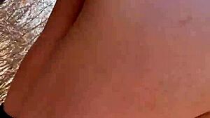 amateur couple caught pounding big tits milf bent over in forest