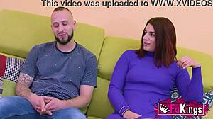 big ass cuban babe bends over teaching dude doggy style sex