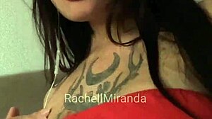 Rachell Miranda's Pierced Pussy Begs for Guided Cumshot