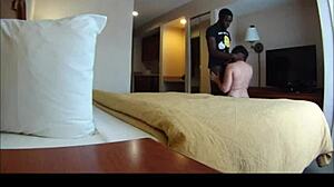 WIFE POUNDS BLACK DICK ON HIDDEN CAM!