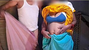 Indian village bhabhi hardcore sex with young devar on ranch