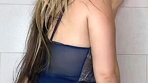 big saggy natural tits nipples poke see-through top