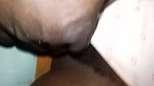 i pound her tight wet pussy deep then creampie that nice ebony hole