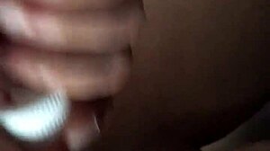 Milf pussy stretched wide by bottle insertion doggystyle