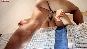 hotwife's tight asshole stretched in homemade anal creampie rough pounding