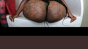 big ebony curves tease with massive assets