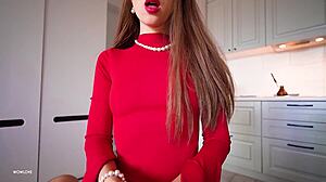 whoa sexy euro stepmom in panties shakes huge ass to make stepson cum fast on small tits