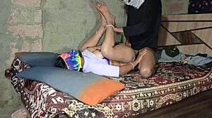 desi indian step sis spreads for amateur massage turning into wild group domination