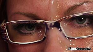 peach slurps spunk facials in cum feast frenzy