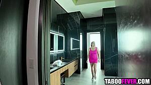 Step Mom's Shaved Ass Pussy And Throat Filled Hard