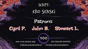 ero sensei's erotic audio makes me masturbate so hard pov