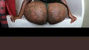 big ebony curves tease with massive assets