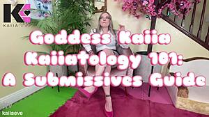 goddess kaiia teaches submissive fat curvy in stockings heels pov