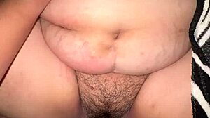 muscular guy rips clothes off bbw milf neighbor's dripping red hairy pussy. he fucks her wet beaver hard.