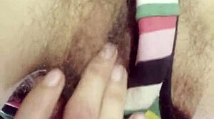 First Time Cumming on Camera Feels So Wet and Dripping