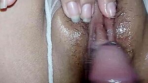 Virgin Hijastra's Tight Pussy And Ass Take Huge Anal Cum Load