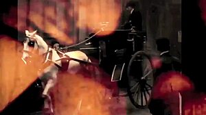 In vintage dark London shadows of swinging sixties she gets bound gangbanged by hairy British group in retro orgy