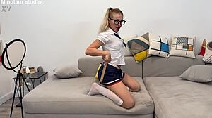 whore's tight ass pounded anal on sofa til orgasm 😈🔥💦