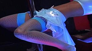 Sexy big tits girls strip tease bent over for doggystyle cumshots