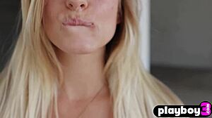 Stunning Irina Ri Poses Naked Small Tits Blonde Teen Striptease