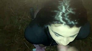 😍 Afternoon fuck in the woods and he still gave me creamy milk in my mouth! Watch full vid on Red! 🔥🍆💦