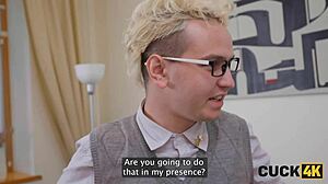 i get roughly fucked by stranger while hubby watches on couch