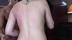 Ava Rose boasts phat buns men crave. Her shaved pussy shines in lingerie heels.
