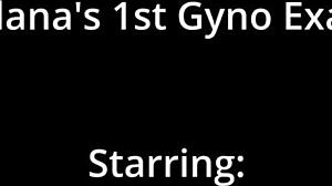 Teen Solana's Shaved Pussy Spread in First Gyno Exam