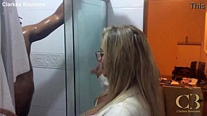 Brazilian Ines Ventura Deepthroats Clarke's Monster Cock