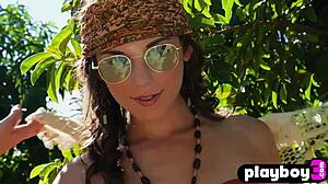 PLAYBOY3.COM - sexy SMALL TITS hippie teen elena generi naked perfect booty