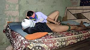 desi indian step sis spreads for amateur massage turning into wild group domination