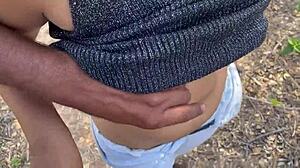 Desi big ass beauty secretly pounded by huge indian cock in jungle