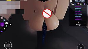 femboy gets fucked hard in roblox game?