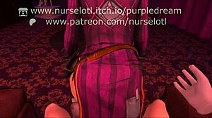 Mad Moxxi Sucks Cock Wild in Purple Dream Club