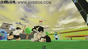 Futanari Slut Dominates Rough Sex Top Position