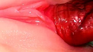 close-up cock slides raw into shaved ass no condom fantasy