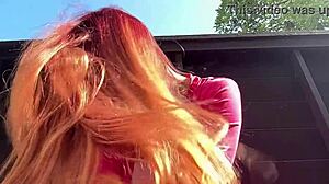 Italian Milf Artemisia's Long Hair Outdoor Fetish Heat!