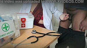 Doctor Plays Naughty Nurse Sucking Patient Cock Secretly In Clinic Room
