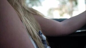 denise klarskov flashes publicly on malaga spain trip