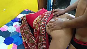 Desi Newlywed Housewife Rough Doggy Village Sex