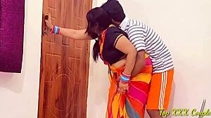 Beautiful Maid Fucked Hard with Big Tits Bouncing