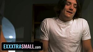 Stepdad clueless as stepsis and stepson fuck around house