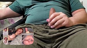 Step Mom Facetimes Step Aunt Before Busting Step Son Jerking